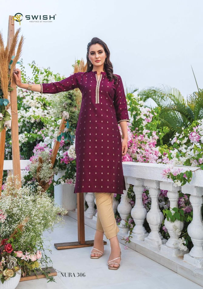 Swish Nura Vol 3 301 To 306 Kurti With Bottom Catalog